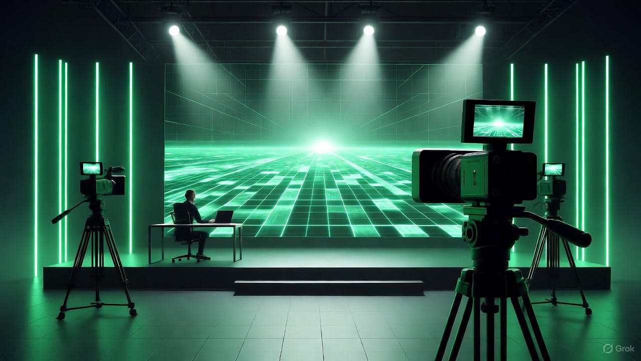 Transmissão ao vivo para eventos com produção multi‑câmera